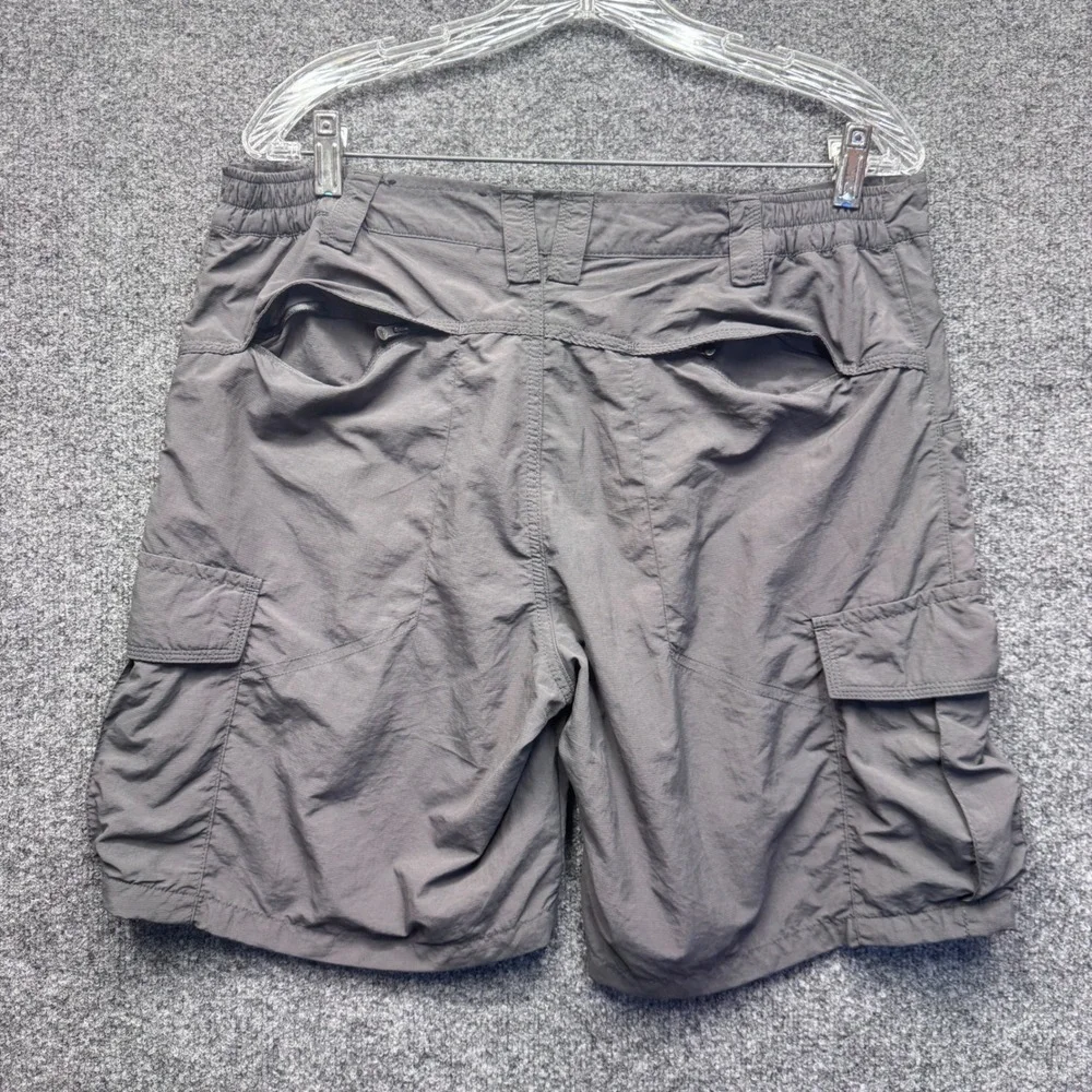 McKinley Cargo Shorts Men L/34 Grey Dry Plus Eco Hiking Outdoor Gorpcore Utility